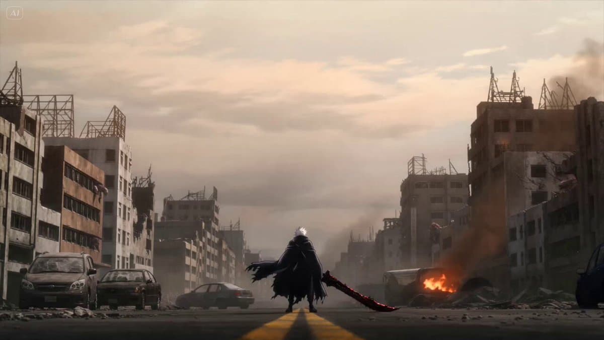 Anime Swordsman Action Sequence reference